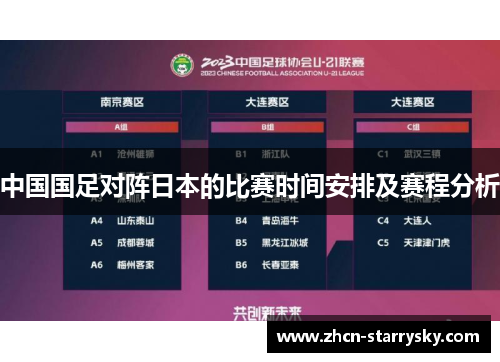中国国足对阵日本的比赛时间安排及赛程分析 中国国足对阵日本的比赛时间安排及赛程分析